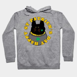 St Patrick’s Lucky Shamrock Cat Hoodie